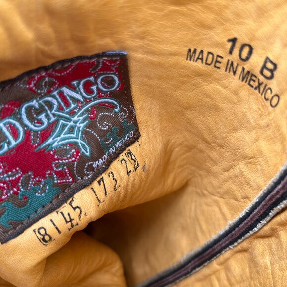 Old Gringo Sharon Black/Brown Women's Boots, Size 10 - Picture 11 of 16